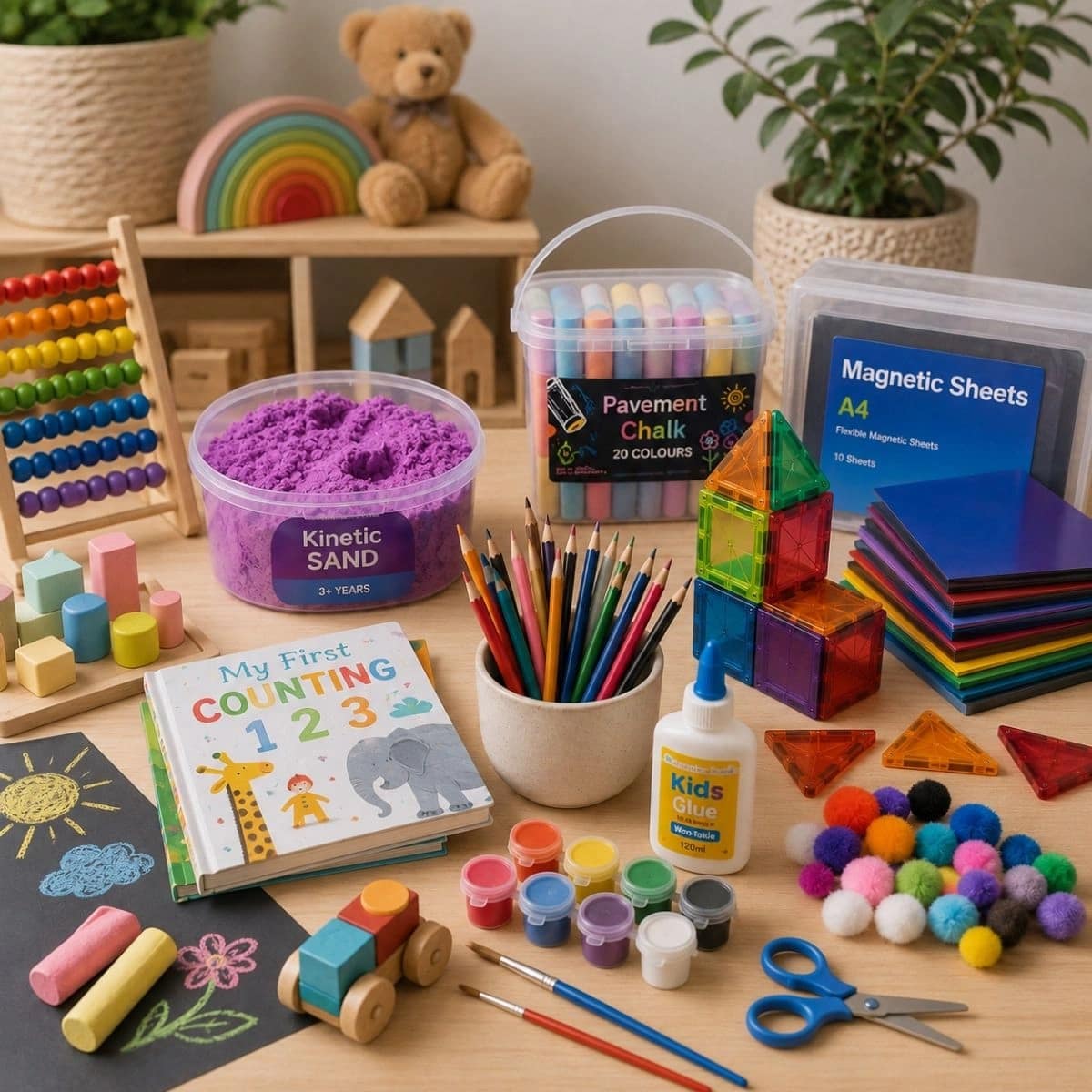 Kids toys and educational image
