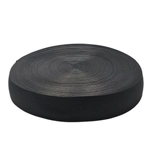 Black Elastic Roll 35mm x 50m - Durable and Flexible