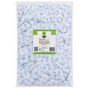 Healthy Life Desiccant Silica Gel - Food Grade - 10g Sachets - 1000 Pack