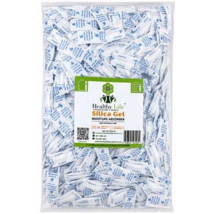 Healthy Life Desiccant Silica Gel - Food Grade - 1g Sachets - 1000 Pack