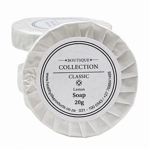 Boutique Soap Bars for Hotels, Guesthouse, BnB, Lodges, Lemon Scented - 20g