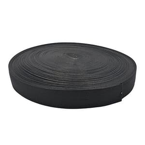 Black Elastic Roll 30mm x 50m - Durable and Flexible