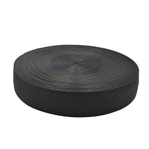 Black Elastic Roll 40mm x 50m - Durable and Flexible