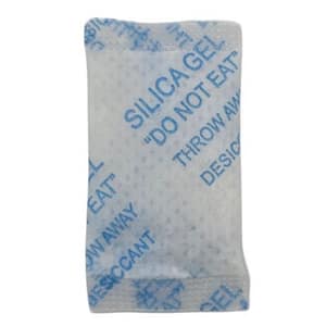 Healthy Life Desiccant Silica Gel - Food Grade - 0.5g Sachets - 100 Pack