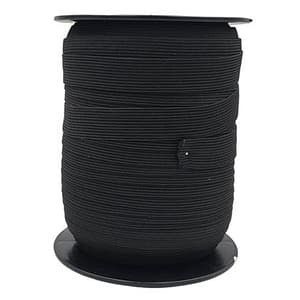 Black Elastic Roll 19mm x 75m - Durable and Flexible
