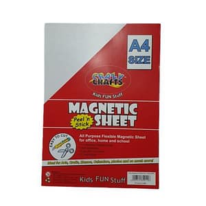 Kids A4 Peel and Stick Magnetic Sheets- L x 30cm