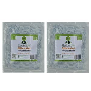 Healthy Life Desiccant Silica Gel -Food Grade- 1g Sachets - 100 x 2 Packs