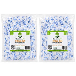 Healthy Life Desiccant Silica Gel - Food Grade - 5g Sachets -100 x 2 Packs
