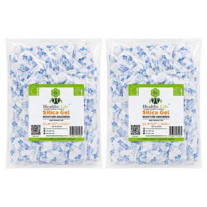 Healthy Life Desiccant Silica Gel - Food Grade - 5g Sachets -500 x 2 Packs