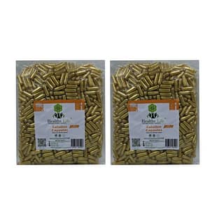 Healthy Life- Gold Empty GELATIN Capsules Size 0- 2 1000 Pack