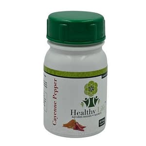 Healthy Life Cayenne Pepper Capsules 500mg - 60's (1 Months Supply)