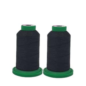 Black Embroidery Cotton- Isacord 0020- 2 Pack