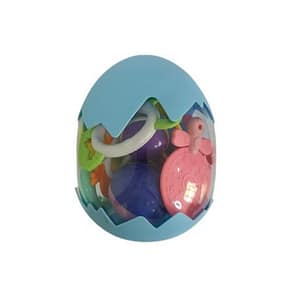 12 Piece Baby Rattle Teething Toys - Blue