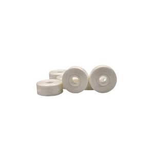 Pre-wound sewing machine bobbins - White - Pack of 25