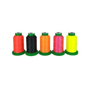 Isacord Embroidery Cotton Neon Combo One- 5 Pack