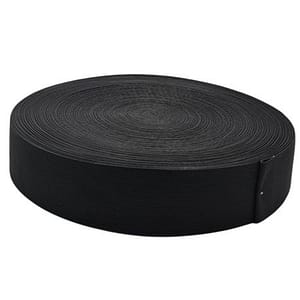 Black Elastic Roll 45mm x 50m - Durable and Flexible