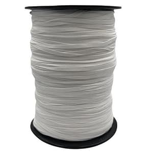 White Elastic Roll 6mm x 250m - Durable and Flexible