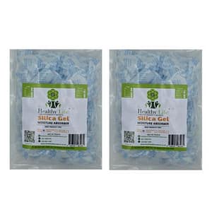 Healthy Life Desiccant Silica Gel - Food Grade - 2g Sachets- 100 x 2 Packs