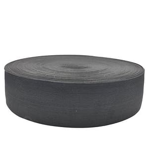 Black Elastic Roll 60mm x 50m - Durable and Flexible