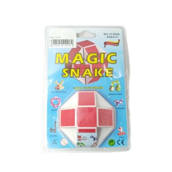 Red Magic Snake - 3D Unlimited Puzzle Shapes