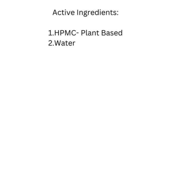 Healthy Life- White Empty Vegan Capsules HPMC/ Size 0- 1000 in a Pack - Image 7