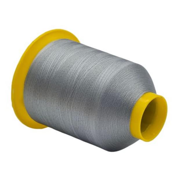 Embroidery Cotton Thread 4000m Silver Grey (Shade 1164) Sewing Thread - Image 2
