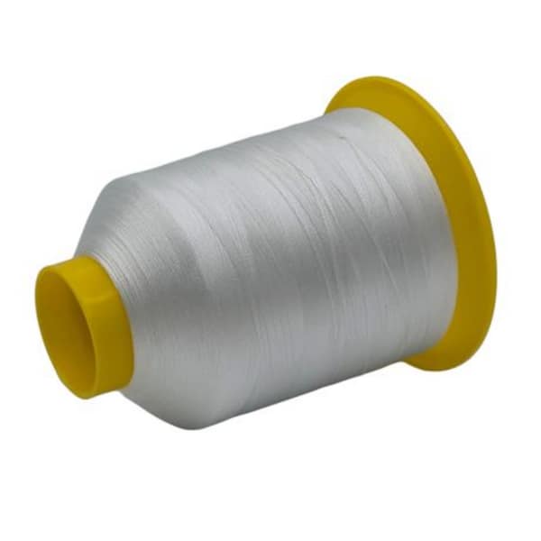 Embroidery Thread Cotton- White 4000m JT Threads - Image 2