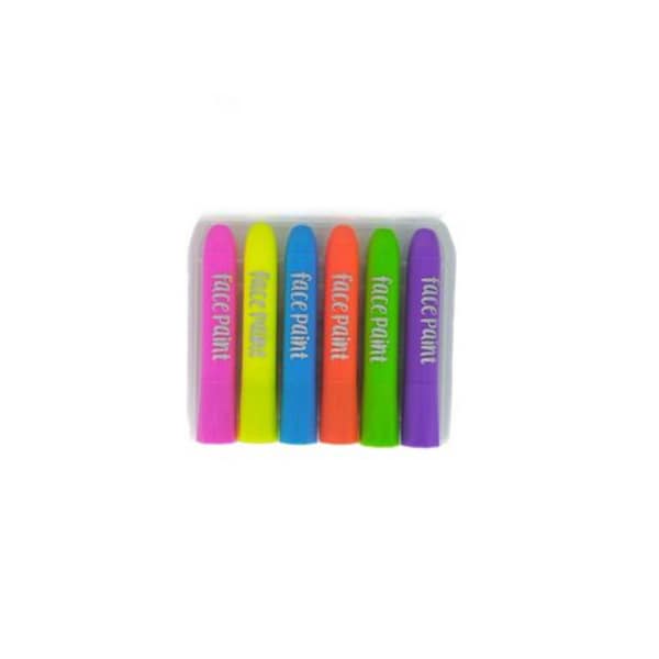 Glow in the Dark Face Paint- Set of 6 Colours - Image 3